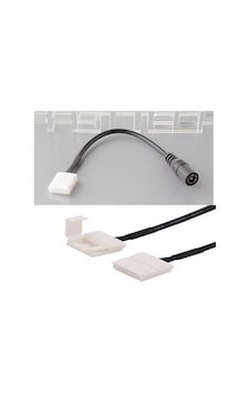 6 Adet Dc Soketli Şerit Led Aparatı 10 Mm 2 Pin Lehimsiz Ekleme