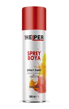 Helper Akrilik Sprey Boya - Ral3020 Trafik Kırmızı - 200 ML Helper Akrilik Sprey Boya - Ral3020 Trafik Kırmızı - 200 ML