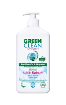 U Green Clean Sensitive Pafümsüz Boyasız Sıvı Sabun 500 ML U Green Clean Sensitive Pafümsüz Boyasız Sıvı Sabun 500 ML
