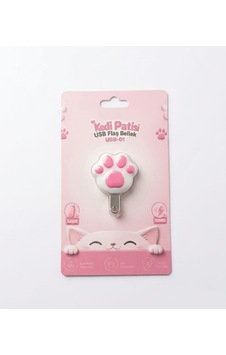 Sevimli Kedi Patisi Metal Gövdeli 32 Gb Usb 2.0 Taşınabilir Flaş Bellek