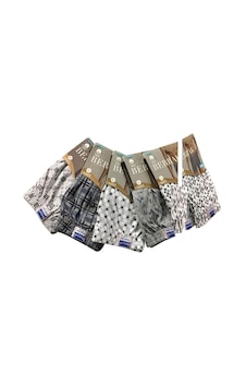 Berrak 1053 Erkek Desenli Boxer Pamuklu 6'Lı Paket Berrak 1053 Erkek Desenli Boxer Pamuklu 6'Lı Paket