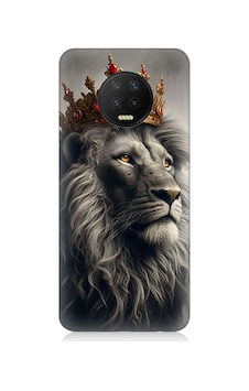 İnfinix Note 7 Uyumlu Taçlı Aslan 3 Desenli Silikon Kılıf İnfinix Note 7 Uyumlu Taçlı Aslan 3 Desenli Silikon Kılıf