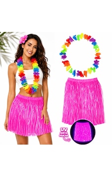 Go İthalat Neon Pembe Hawaii Etek 40 Cm Ve Rengarenk Hawaii Kolye Go İthalat Neon Pembe Hawaii Etek 40 Cm Ve Rengarenk Hawaii Kolye