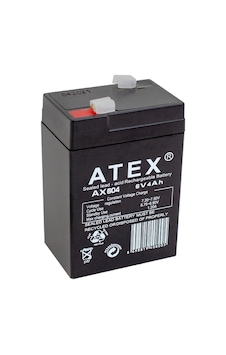 Akü 6 Volt-4 Amper (70x48x101 Mm) Atex (ışıldak Aküsü)