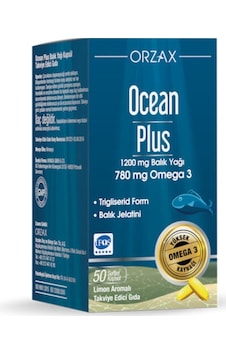 Ocean Plus 1200 Mg Omega3 Balık Yağı 50 Kapsül Ocean Plus 1200 Mg Omega3 Balık Yağı 50 Kapsül