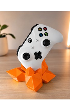 Xbox Uyumlu Kristal Tasarımlı Gamepad Standı - Xbox Kol Standı - Turuncu Xbox Uyumlu Kristal Tasarımlı Gamepad Standı - Xbox Kol Standı - Turuncu