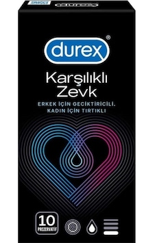 Durex Karşılıklı Zevk ve Tırtıklı Prezervatif 10'lu