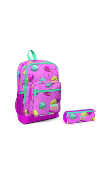 Coral High Pembe Makaron Kız Çocuk İlkokul Çanta Seti Sırt Çantası ve Kalemlik Coral High Pembe Makaron Kız Çocuk İlkokul Çanta Seti Sırt Çantası ve Kalemlik