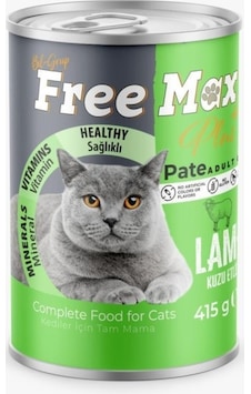 Free Max Kuzulu Kedi Konservesi Pate 415 Gr