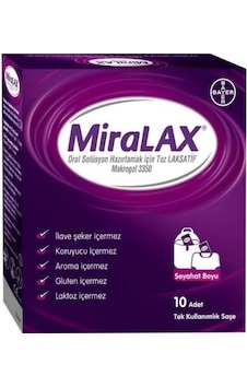Miralax Oral Solüsyon Makrogol 3350 10 Saşe Miralax Oral Solüsyon Makrogol 3350 10 Saşe
