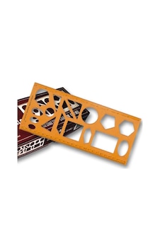 Yıldızlar Geometrik Şablon Cetvel 25 Cm Diğer Yıldızlar Geometrik Şablon Cetvel 25 Cm Diğer