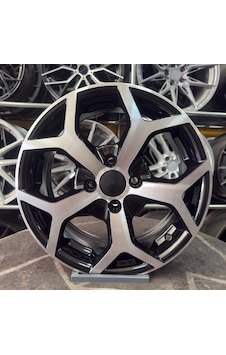 15 İnç 4x100 Clio Linea İ20 Siyah Elmas Kesim Jant Modeli 4 Adet