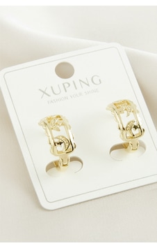 Xuping - 630 - Ay Yıldız Lüks Çelik - Ilkestor - Küpe Sarı Xuping - 630 - Ay Yıldız Lüks Çelik - Ilkestor - Küpe Sarı
