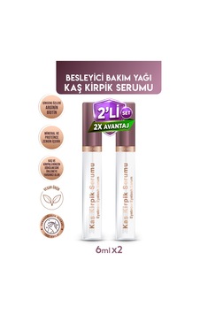 Kaş Kirpik Serumu 6 Ml Besleyici Bakım Yağı 6 Ml 2'li Set Diğer