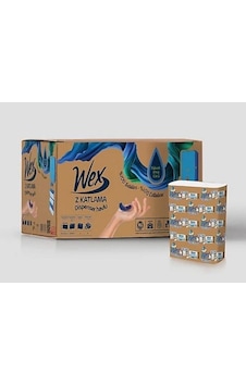 Wex Z Katlama Dispenser Havlu Çift Katlı 12 x 200'lü 21.5 x 20 CM Wex Z Katlama Dispenser Havlu Çift Katlı 12 x 200'lü 21.5 x 20 CM