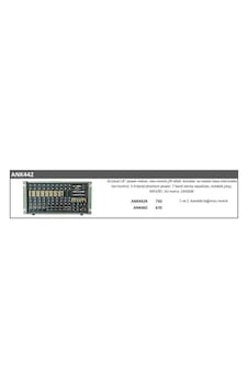 Atak Ank442 Eko Reverb Usb 2x450 Watt Power Mikser Anfi