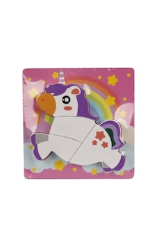 Eğitici Tahta Puzzle - Unicorn Temalı Oyun Eğitici Tahta Puzzle - Unicorn Temalı Oyun
