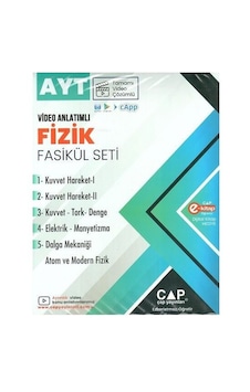 Çap Yayınları Ayt Fizik Fasikül Seti