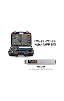 Çamaşır Makinesi Kazan Tamir Seti- Bm40 Plastik Kaynak Makinesi+20 Paket Pp Beyaz Geniş Plastik Kaynak Elektrodu Çamaşır Makinesi Kazan Tamir Seti- Bm40 Plastik Kaynak Makinesi+20 Paket Pp Beyaz Geniş Plastik Kaynak Elektrodu