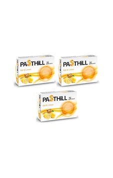 Pasthıll Bal ve Limon 24 Adet Boğaz Pastili 3'iü Paket Pasthıll Bal ve Limon 24 Adet Boğaz Pastili 3'iü Paket