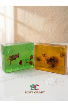Soft Craft Doğal El Yapımı Defne + Papatya Sabunu 2'li Soft Craft Doğal El Yapımı Defne + Papatya Sabunu 2'li