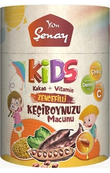 Şenay Kids Çocuklara Özel Zencefilli Keçiboynuzu Macunu 240 G Şenay Kids Çocuklara Özel Zencefilli Keçiboynuzu Macunu 240 G
