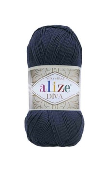 Alize Diva El Örgü Ipi 100 G Lacivert 361