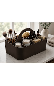 3d Baskı Çok Bölmeli Taşınabilir Banyo Ve Makyaj Organizeri - Saplı Masaüstü Düzenleyici-kahverengi Çok Renkli 3d Baskı Çok Bölmeli Taşınabilir Banyo Ve Makyaj Organizeri - Saplı Masaüstü Düzenleyici-kahverengi Çok Renkli