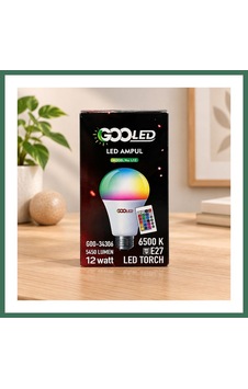 En-cag 12 W Rgb Kumandalı Ampul Bss Standart En-cag 12 W Rgb Kumandalı Ampul Bss Standart