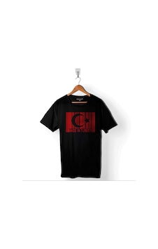Made In Turkey Barkod Türk Bağrağı Ay Yıldız Baskılı Tişört Unisex T-shirt 001