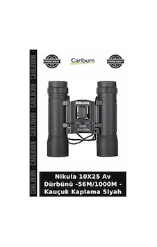 Nikula 10x25 Av Dürbünü -56m/1000m - Kauçuk Kaplama Siyah Seyahat Aksesuarı Macera Aracı Diğer Nikula 10x25 Av Dürbünü -56m/1000m - Kauçuk Kaplama Siyah Seyahat Aksesuarı Macera Aracı Diğer