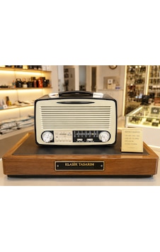 Nostaljik Radyo Md-1700bt Bluetooth Fm Usb Sd Kart