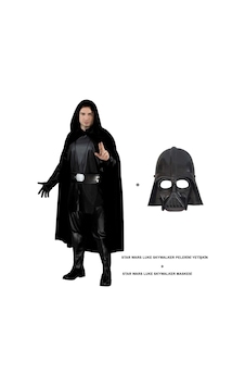 Wars Luke Skywalker Pelerini Yetişkin Ve Maskesi Wars Luke Skywalker Pelerini Yetişkin Ve Maskesi