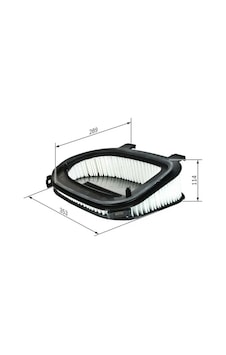 Bmw X5 30d Hava Filtresi 2009-2012 Bosch F026400366 Bmw X5 30d Hava Filtresi 2009-2012 Bosch F026400366