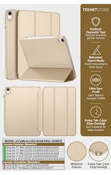 İpad Air 11" M4 M3 M2 Uyumlu Kılıf Ultra İnce Standlı Akıllı Uyku Modlu Zarif Koruyucu Kapak Kapaklı Kılıf İpad Air 11" M4 M3 M2 Uyumlu Kılıf Ultra İnce Standlı Akıllı Uyku Modlu Zarif Koruyucu Kapak Kapaklı Kılıf