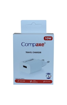 Compaxe Cta-521ıu 5v 2.1a 10w 1mt Usb 3.0 Ev Şarj Kafa + Lightnin Compaxe Cta-521ıu 5v 2.1a 10w 1mt Usb 3.0 Ev Şarj Kafa + Lightnin