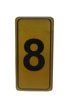 Kapı Numarası No-8 Silikonlu Yapışkanlı 10x20 Cm- 10'li Paket Kapı Numarası No-8 Silikonlu Yapışkanlı 10x20 Cm- 10'li Paket