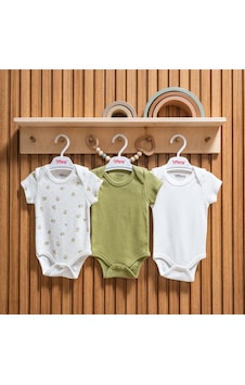Tiffany Baby & Kids Tiffany Baby Green Plant Theme 3'lü Yarım Kol Body 48008 Ekru Tiffany Baby & Kids Tiffany Baby Green Plant Theme 3'lü Yarım Kol Body 48008 Ekru