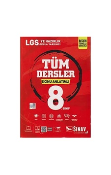 Sınav 8. Sınıf Tüm Dersler Konu Anlatımlı-yeni: Merkezi Sınavlara Hazırlık Sınav 8. Sınıf Tüm Dersler Konu Anlatımlı-yeni: Merkezi Sınavlara Hazırlık