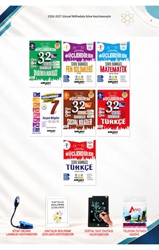 2026-2027 Ankara Yayıncılık 7. Sınıf 7 Kitap Seti - Sosyal Bilgiler Fasiküller, 32 Haftalık Türkçe Denemeleri, Türkçe Soru Bankası 2026-2027 Ankara Yayıncılık 7. Sınıf 7 Kitap Seti - Sosyal Bilgiler Fasiküller, 32 Haftalık Türkçe Denemeleri, Türkçe Soru Bankası