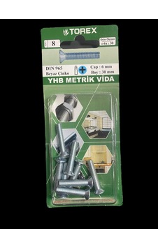 Dın 965 6x30 Yhb Küt Uçlu Metrik Vida 6 MM X 30 MM Dın 965 6x30 Yhb Küt Uçlu Metrik Vida 6 MM X 30 MM