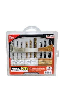 9 Parça Matkap Ucu Seti Beton - Metal - Ahşap - 5-6-8mm 5250 55891537 9 Parça Matkap Ucu Seti Beton - Metal - Ahşap - 5-6-8mm 5250 55891537