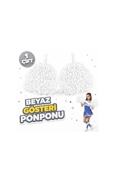 1 Çift 2 Adet Beyaz Renk 23 Nisan 19 Mayıs 29 Ekim Okul Gösteri Ponponları Ekstra Dolgun Diğer 1 Çift 2 Adet Beyaz Renk 23 Nisan 19 Mayıs 29 Ekim Okul Gösteri Ponponları Ekstra Dolgun Diğer