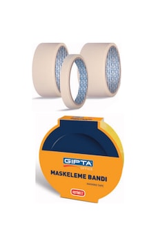 Gıpta Maskeleme Bandı Kağıt Bant 15 Mm X 40 Metre Gıpta Maskeleme Bandı Kağıt Bant 15 Mm X 40 Metre