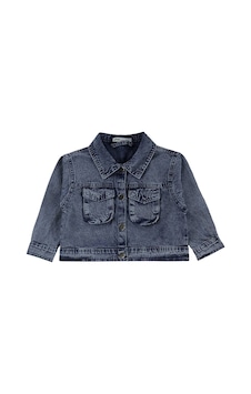 Civil Girls Torba Cepli 2-5 Yaş Ceket - Mavi Civil Girls Torba Cepli 2-5 Yaş Ceket - Mavi