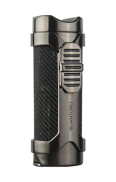 Quantoro 3 Torch Pürmüz Delicili Siyah-gunmetal Metal Puro Çakmağı - Trz1152 Quantoro 3 Torch Pürmüz Delicili Siyah-gunmetal Metal Puro Çakmağı - Trz1152