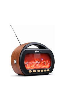 Şömine Efektli Nostaljik Bluetooth Radyo Fm Radyo El Fenerli Hoparlör Şömine Efektli Nostaljik Bluetooth Radyo Fm Radyo El Fenerli Hoparlör