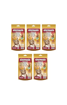 Catmozz Biftekli Yetişkin Kedi Ödül Çubuğu 5 x 10'lu Catmozz Biftekli Yetişkin Kedi Ödül Çubuğu 5 x 10'lu
