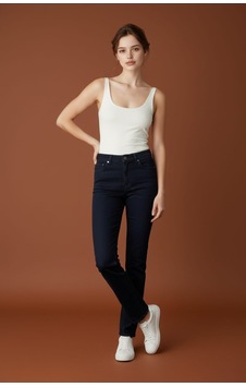Skinny Kalıp Kadın Pantolon-byn-36000 Lacivert