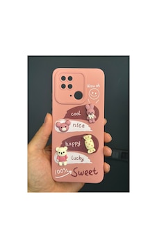 Fibaks Redmi 10c/poco C40 Uyumlu Kılıf Tasarımlı Desenli Kamera Korumalı Tavşan Pembe Yumuşak Silikon Kapak Fibaks Redmi 10c/poco C40 Uyumlu Kılıf Tasarımlı Desenli Kamera Korumalı Tavşan Pembe Yumuşak Silikon Kapak